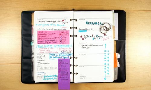 Wedding Planner's Diary an amazing wedding day checklist 