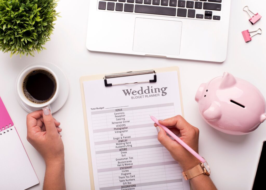 Working on a wedding budget 