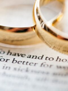 Wedding bands and wedding vows