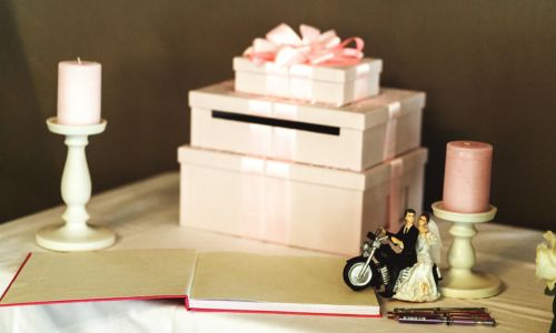 Wishing box for honeymoon fund